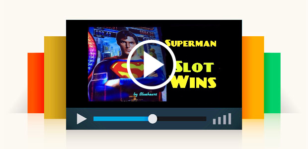 Superman the Movie Slot Machine All Bonuses and Big