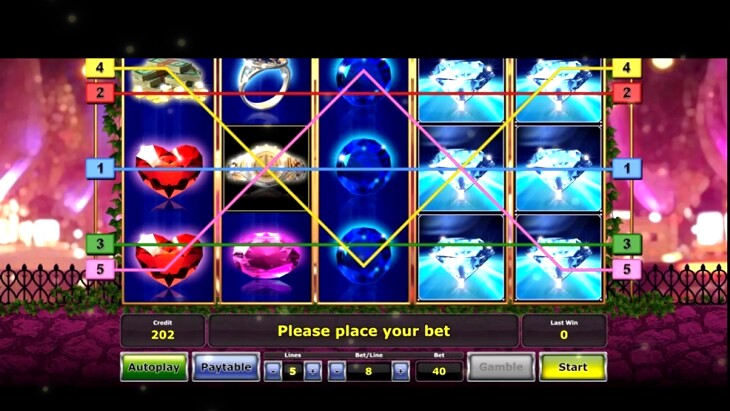 Dazzling Diamonds Slot Machine