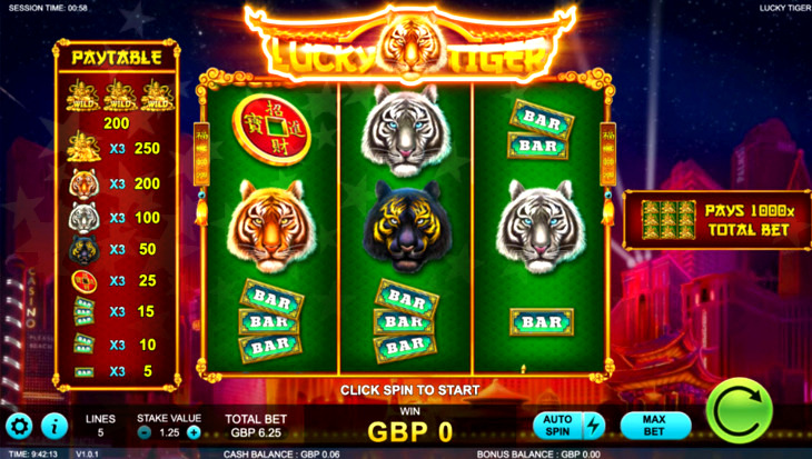 Lucky Tiger Slot