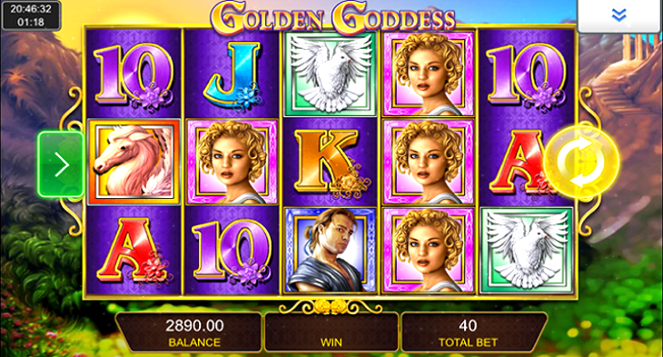 Megajackpots Golden Goddess Slot